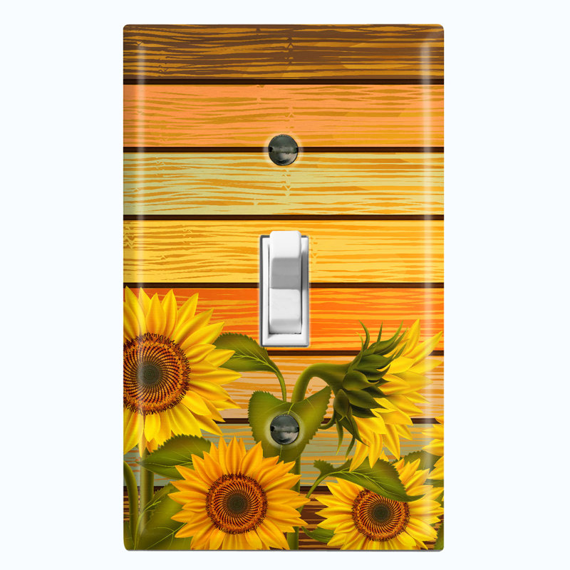 Nature Themed 1 - Gang Toggle Light Switch Standard Wall Plate
