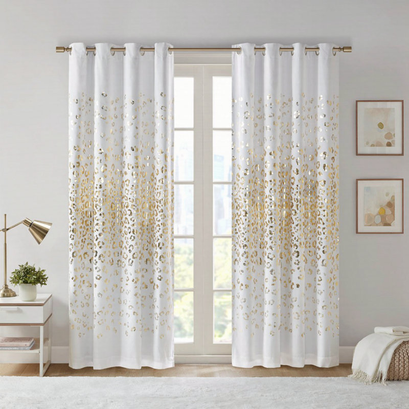 Curtains, 50" W x 63" L