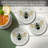 Summer Buzz 4-Pack Round Absorbent Stone Coasters
