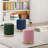 14'' Wide Cozy Velvet Round Ottoman-1671550783