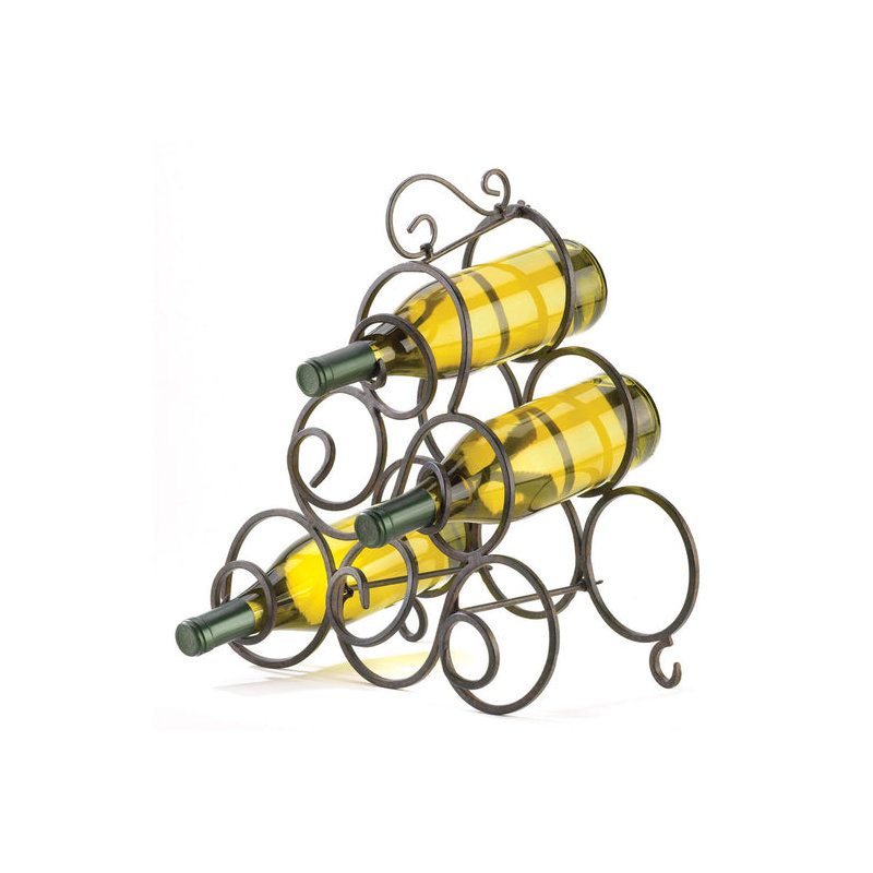 SCROLLWORK WINE RACK