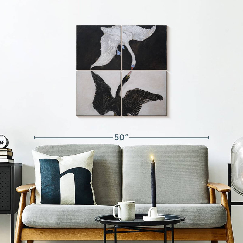 Brampt The Swan No. 1, 26" H x 26" W