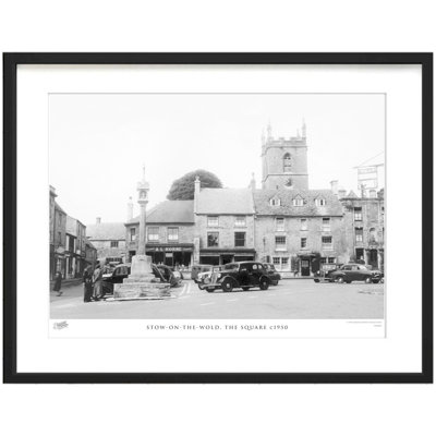 Stow-on-the-Wold, The Square C1950 by Francis Frith - Single Picture Frame Print