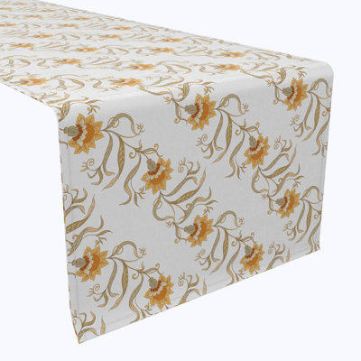 Table Runner, 100% Cotton, Floral 127