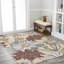 Tapis jaune / ivoire / rouge Dizi-365482347