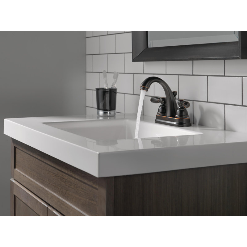 Centerset Bathroom Faucet, Rubbed Bronze