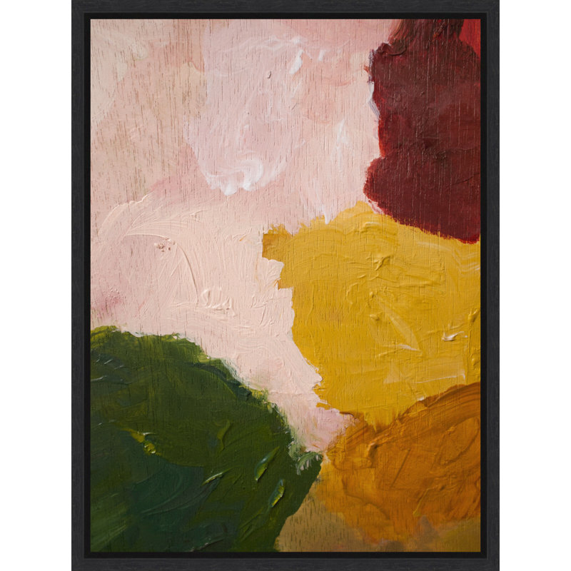«Palette 03» par Emily Tingey, reproduction d'art sur toile encadrée, 18 x 24, Noir Sylvie