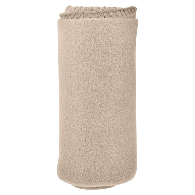 Jeté polaire 50 po x 60 po, Crème brûlée