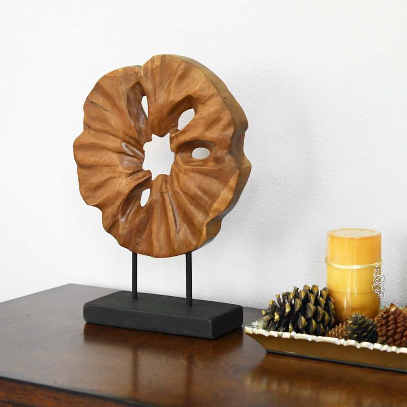 Irregular Teak Root Sculpture