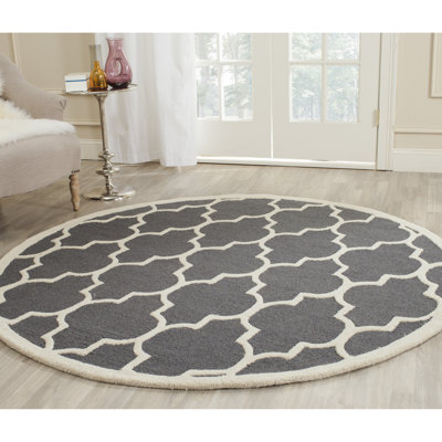 Cannen Hand Tufted Wool Geometric Rug