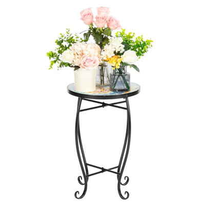 Juliett Round Outdoor Side Table , 13.8'' in. W 13.8'' in. D
