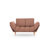 Modern 3-Seat Sofa Bed, Light Brown Linen Fabric, 47.2 x 23.6 x 15.7 inches | 100% Metal Frame, Wooden Legs, Pocket Spring & Foam for Comfort | 5-Level Adjustable Arms, Max Weight Capacity 440 lbs | Scandinavian Design-2006134840