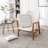 Leifer Upholstered Accent Chair with Ottoman-1534032583