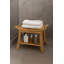 Banc de douche en bambou 24 po