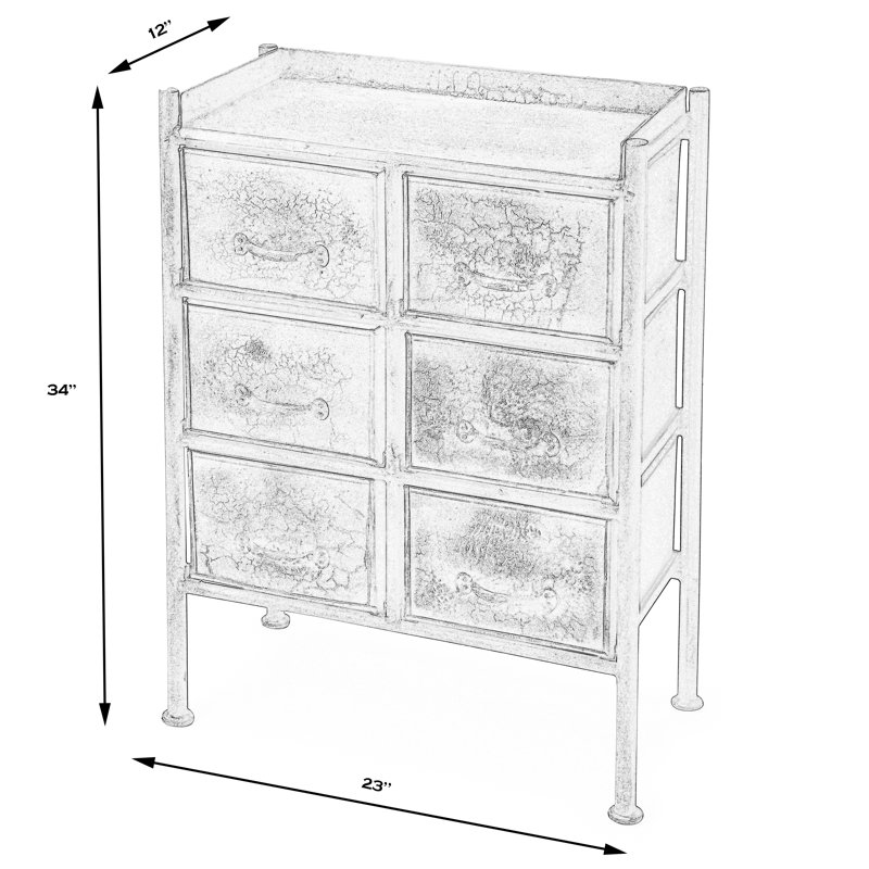 Cameron Industrial Chic Drawer Chest