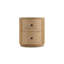 Fitzroy - Table de chevet moderne en acacia naturel