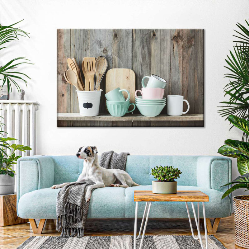 Impression sur toile de cuisine, L 32 po x H 48 po