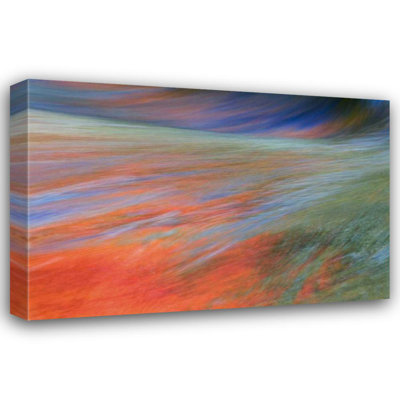 Red Barrel Studio® Delisle, Gilles Gallery Wrapped Canvas Art: Canada, Quebec Autumn on the Riviere du Nord