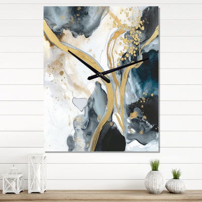 Horloge murale abstraite