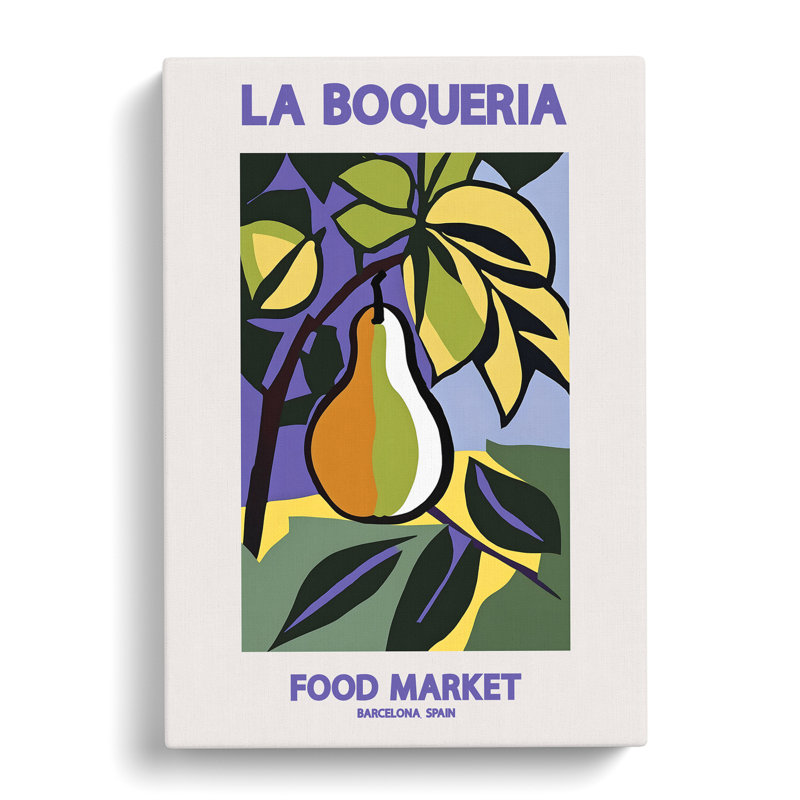 La Boqueria Food Market Exhibition 1 - Wrapped Canvas, 60cm H x 40cm W x 3cm D