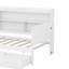 Lit de jour en bois avec 3 tiroirs, ports USB et bureau-292009041-292009042