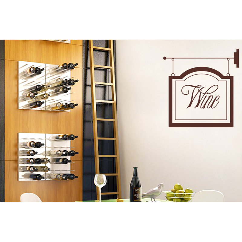 Abstract Wall Decal, Brown