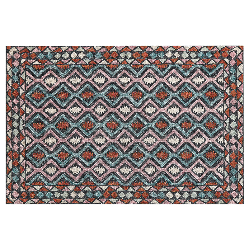 Scaggsville Geometric Wool Hand Woven Area Rug, Rectangle 140 x 200cm