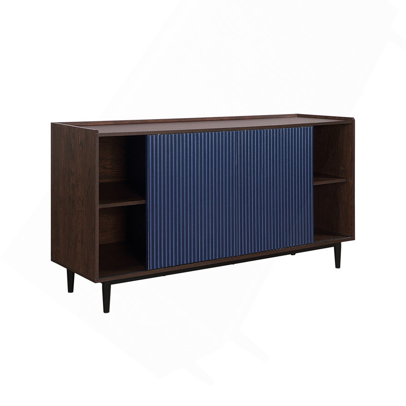 Buffet bleu marine