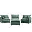 Canapé modulaire personnalisable en L Chenille