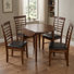 Bowerbank 4 - Person Rubberwood Solid Wood Dining Set