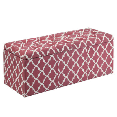 Burlon Fabric Upholstered Storage Bench