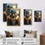 Monkey Gangster in NYC I - Impression sur toile-1167023026-1167023048
