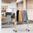 Steel Adjustable Rolling Clothing Rack-980759807