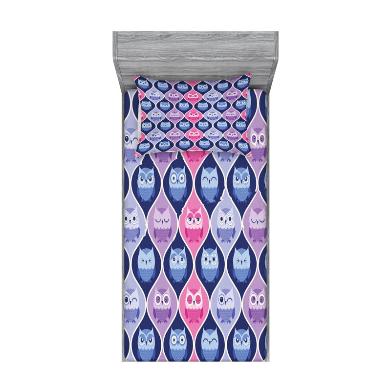 Microfiber Sheet Set, Twin Sheet Set with Fitted Sheet