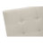 Upholstered Platform Bed In Beige With Foam Filler And Wood Legs Queen Elegant Linen Look