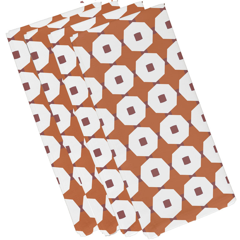Ensemble de serviettes 4 pièces Ayasha, Orange