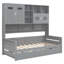 Lit de jour en bois avec lit gigogne simple, armoire et tablette tout-en-un (lit de jour)-1684323733-1684323734