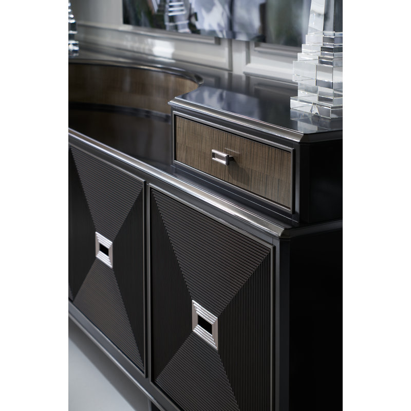 91.5'' Solid Wood Sideboard