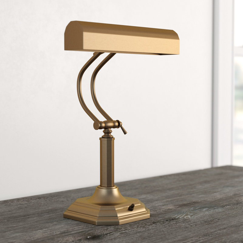 Lampe pour piano 20 po Touchet, Laiton antique