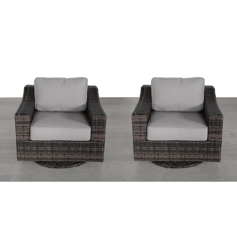 Red Barrel Studio LSI Swivel Patio Chair
