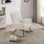 Chaise berçante rembourrée avec dossier haut Comfy-985633682