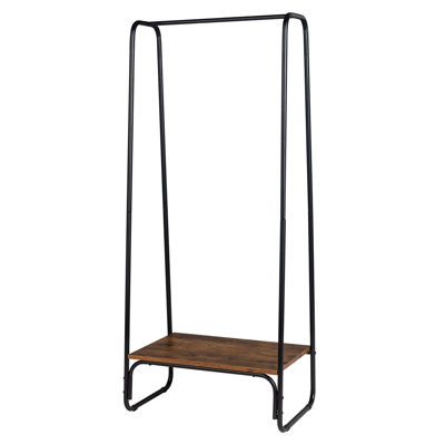 Marcianne 25.1969'' Oak Clothing Rack