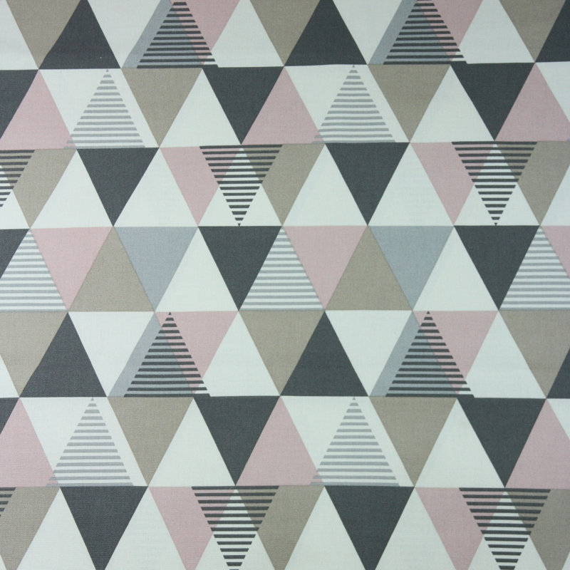 Mott Linen Geometric Rectangle Napkin, Blush Pink