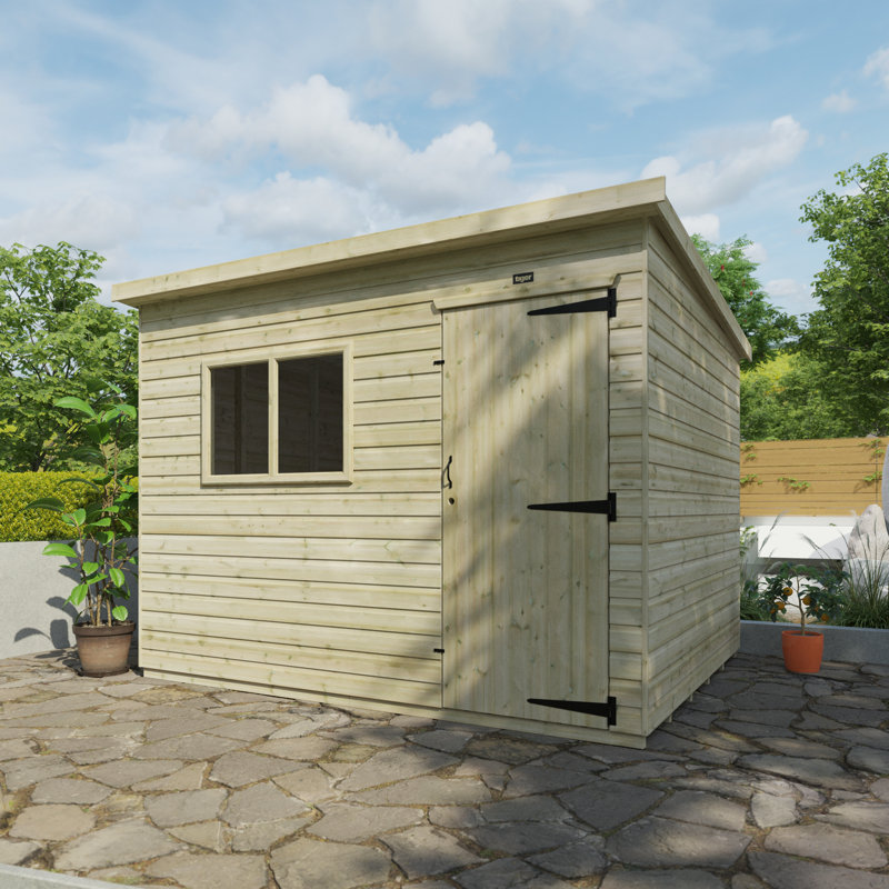 10x8w Tiger Elite Pressure-Treated Pent