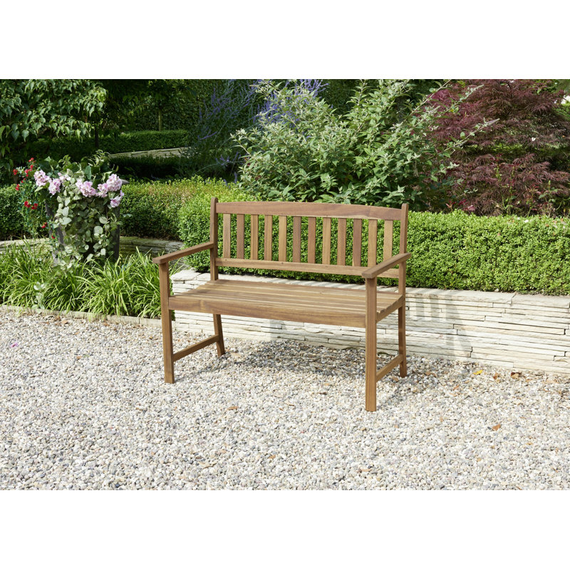Elsberry Solid Wood Acacia Outdoor Bench
