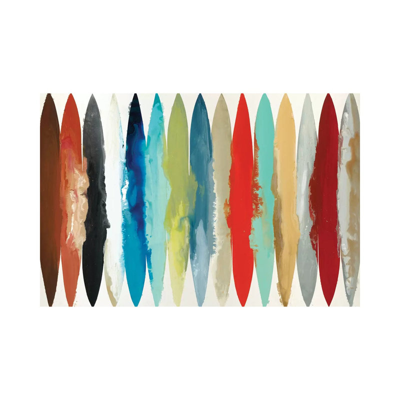 «Flowing Motion I» par Randy Hibberd, reproduction d'art sur toile tendue, H 18 po x l 26 po x P 1,5 po