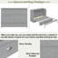 Lit escamotable avec grands tiroirs et USB-1972090191