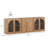 Modular Cabinet 3-Piece Sideboard with Shelves, Camel-97068381