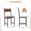 Metal Side Chair in Brown