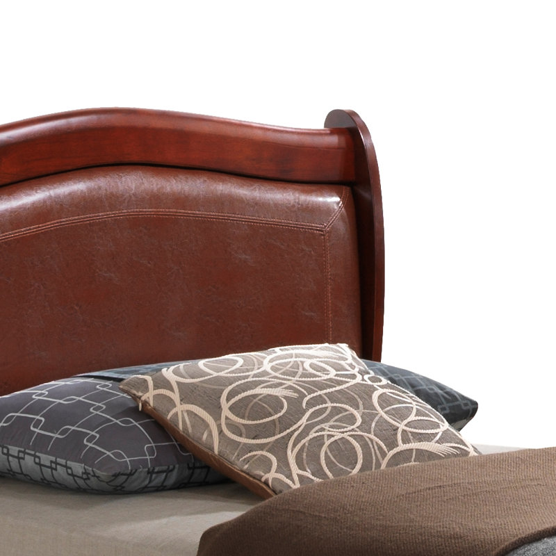 Lit sommier simple LouisPhillipe, cerisier, Lit simple, Cerisier